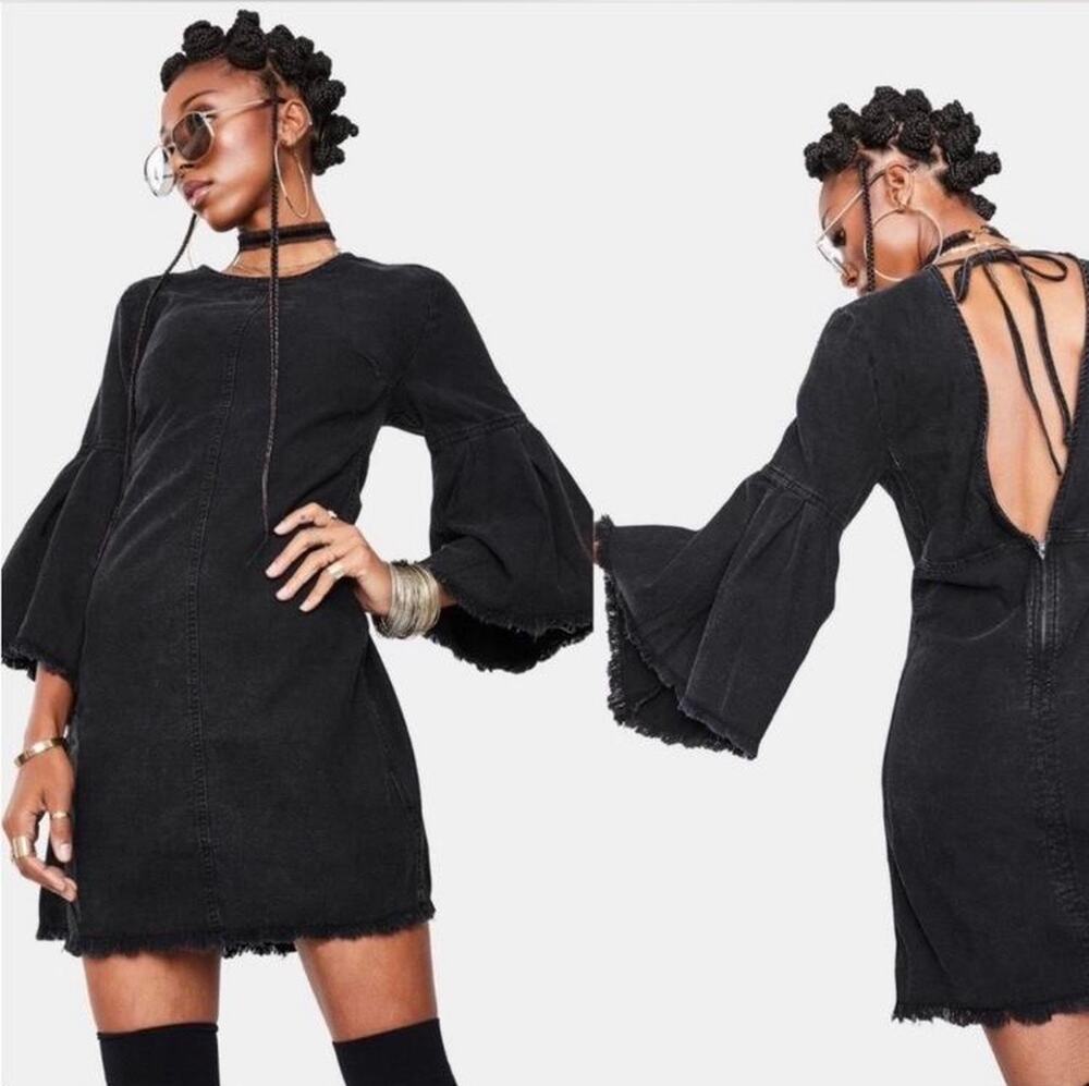 We the free chambray mini dress